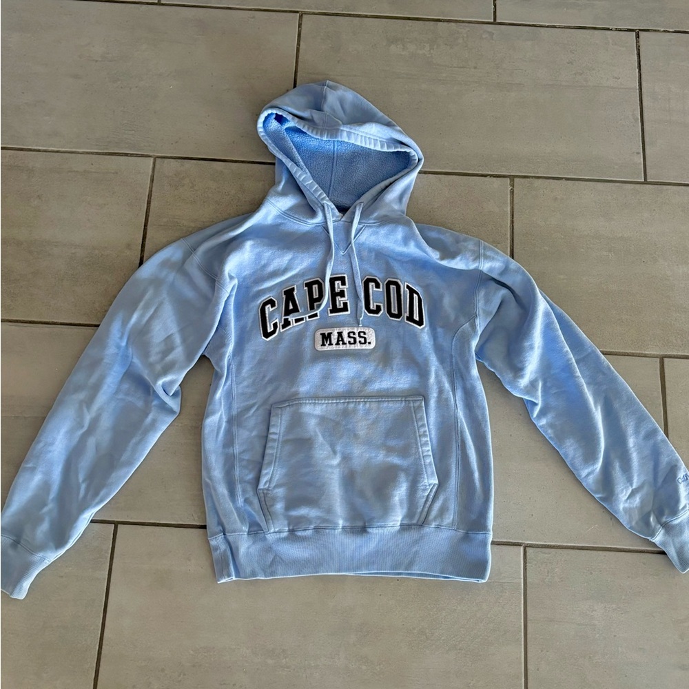 blue cape cod graphic hoodie